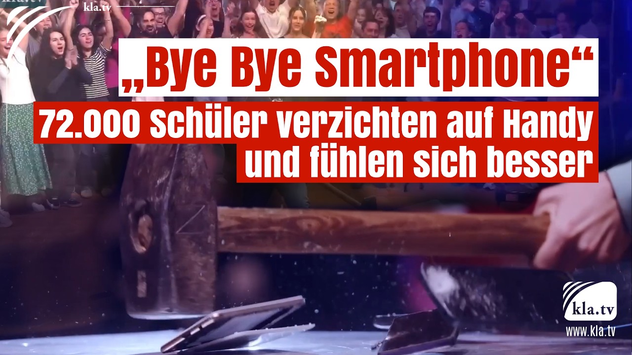 📵 72.000 Schüler verzichten auf Handy und fühlen sich besser – „Bye Bye Smartphone“