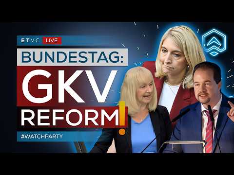 🔴 BUNDESTAG: MILLIARDEN-Loch könnte „GKV-Reform“ jetzt schon SCHEITERN lassen!  | #WATCHPARTY