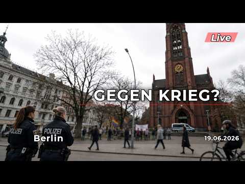 🔴 Live: Berlin | Gegen Militarisierung 🔴 Live: Berlin | Gegen Militarisierung