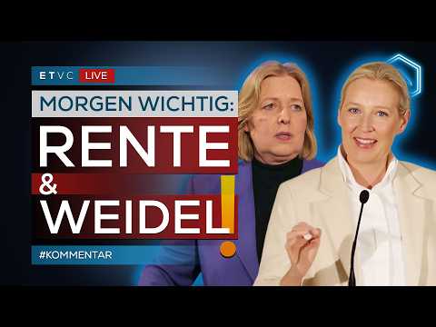 🔴 MORGEN: „Renten-REFORM“ offiziell – WAS sagt die AFD? | #KOMMENTAR 🔴 MORGEN: „Renten-REFORM“ offiziell – WAS sagt die AFD? | #KOMMENTAR