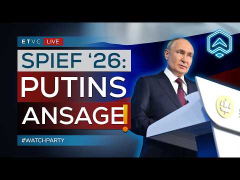 🔴 PUTINS REDE beim ST.PETERSBURGER Wirtschafts-Forum 2026 | LIVE | #WATCHPARTY