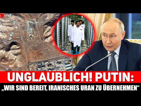 🚨 PUTIN bietet Lösung an – IRANISCHES URAN könnte nach RUSSLAND gebracht werden! 🚨 PUTIN bietet Lösung an – IRANISCHES URAN könnte nach RUSSLAND gebracht werden!