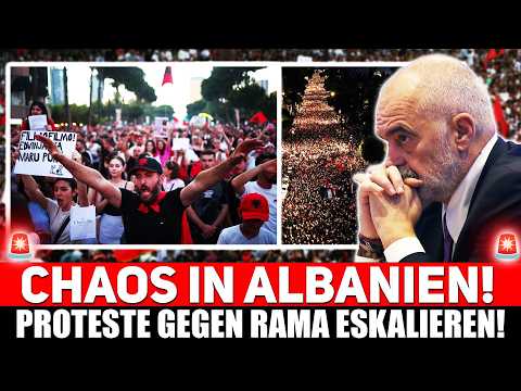 🚨GERADE EBEN! MASSENPROTESTE in ALBANIEN – Kushner-Projekt sorgt für Wut auf den Straßen!