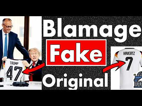 Fake-DFB-Trikot! Bundeskanzler schenkt US-Präsident gefälschtes Adidas-Trikot! Berufslügner Fake-DFB-Trikot! Bundeskanzler schenkt US-Präsident gefälschtes Adidas-Trikot! Berufslügner