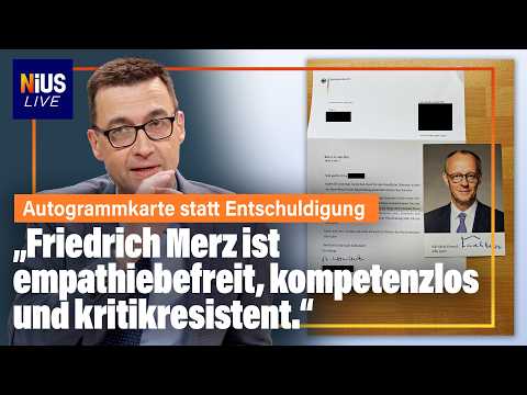 Friedrich Merz schickt Autogrammkarte statt Entschuldigung an Krebspatientin Friedrich Merz schickt Autogrammkarte statt Entschuldigung an Krebspatientin