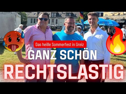 Ganz schön rechtslastig! 🤣🥵Sommerfest in Greiz! Ganz schön rechtslastig! 🤣🥵Sommerfest in Greiz!