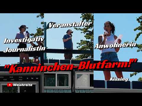 Gegen die Kanninchen Blutfarm Kissing 27.6.26 Reden Investigativ Journalistin,…@SOKOTIERSCHUTZ