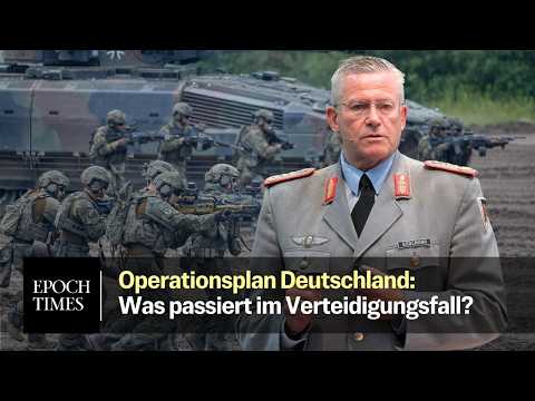 Generalleutnant Bodemann stellt Operationsplan Deutschland vor
