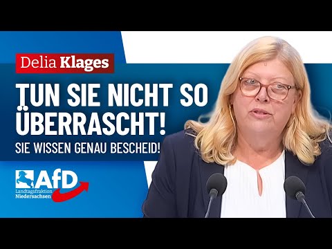 Getroffene Hunde bellen! – Delia Klages (AfD)