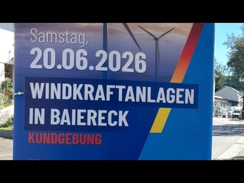 Göppingen/Baiereck 20.06.2026 Windkraftanlagen werden abgestellt ? Göppingen/Baiereck 20.06.2026 Windkraftanlagen werden abgestellt ?