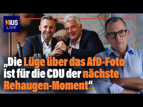 Gute-Laune-Foto von CDU und AfD und dann flüchtet sich die CDU in eine Lüge | NIUS Live Gute-Laune-Foto von CDU und AfD und dann flüchtet sich die CDU in eine Lüge | NIUS Live