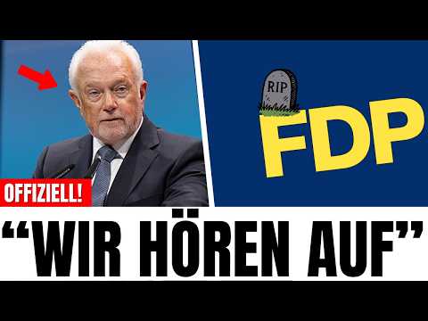 HISTORISCH: FDP Kündigt ihr EIGENES ENDE AN