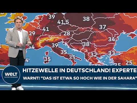 HITZEWELLE IN DEUTSCHLAND: Bis zu 42 Grad! Experte warnt! „Das ist etwa so hoch wie in der Sahara!“