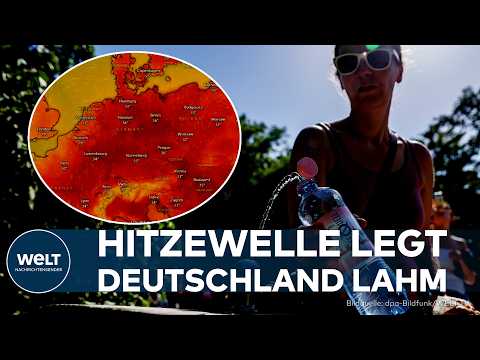 HITZEWELLE: Rekordhitze bringt Deutschland an seine Grenzen – Straßen brechen auf, Heime evakuiert