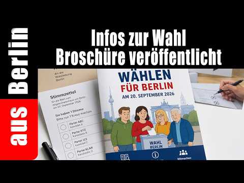 Infos zur Wahl | Broschüre veröffentlicht – aus Berlin Infos zur Wahl | Broschüre veröffentlicht – aus Berlin