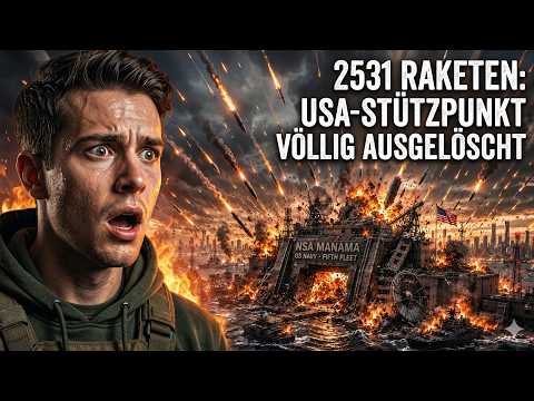 Irans 2531 Raketen vernichten US-Basis Manama: Komplette Zerstörung in nur 157 Sekunden