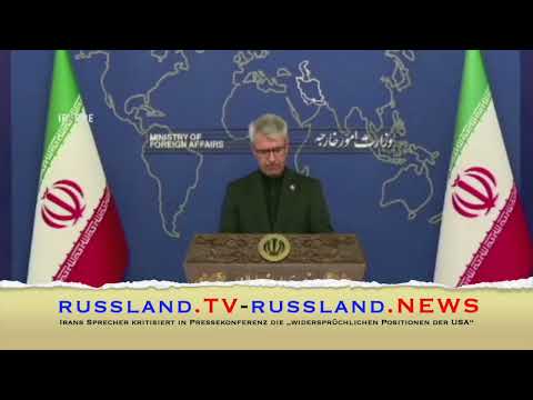 Irans Sprecher kritisiert in Pressekonferenz die „widersprüchlichen Positionen der USA“
