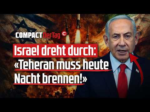 Israel dreht durch: «Teheran muss heute Nacht brennen!»💥 Israel dreht durch: «Teheran muss heute Nacht brennen!»💥