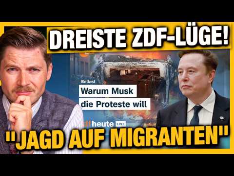 „Jagd auf Migranten“ – ZDF verbreitet dreiste Lüge über Elon Musk! Desinformation im ÖRR