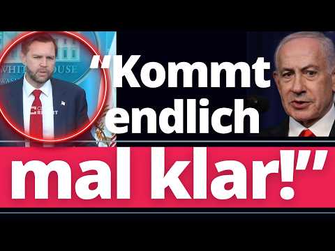 JD Vance stinksauer auf ISRAEL! „Ihr könnt euch nicht ewig aus euren Problemen heraustöten!“ JD Vance stinksauer auf ISRAEL! „Ihr könnt euch nicht ewig aus euren Problemen heraustöten!“