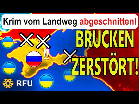 Jetzt passiert es: Ukraine schneidet Russlands Truppen auf der Krim vom Landweg komplett ab Jetzt passiert es: Ukraine schneidet Russlands Truppen auf der Krim vom Landweg komplett ab