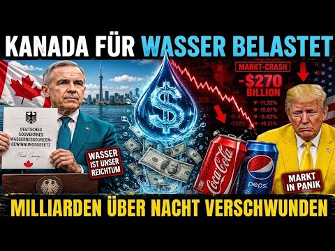 Kanadas Wassersteuer SCHOCKIERT Amerika | Pepsi & Coca-Cola verlieren über Nacht Milliarden