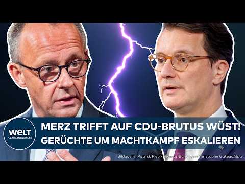 KANZLER-KRISE: CDU-Machtkampf? Merz trifft Wüst in Meschede – Kanzlertausch-Gerüchte eskalieren