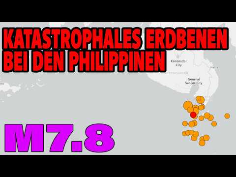 Katastrophales Erdbeben bei den Philippinen