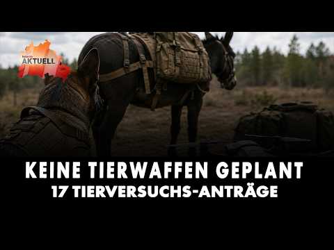 Keine Tierwaffen geplant – 17 Tierversuchs-Anträge Keine Tierwaffen geplant – 17 Tierversuchs-Anträge