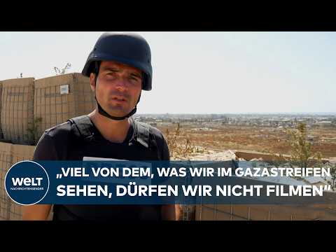 KRIEG IN GAZA: Global Reporter Burgard im Gazastreifen an der „sogenannten gelben Linie“