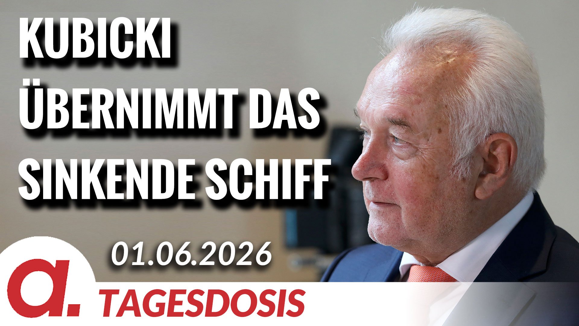 Kubicki übernimmt das sinkende Schiff | Von Paul Clemente