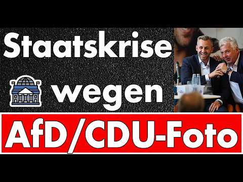 ‚Kuschelfoto‘ mit AfD-Spitzenkandidat Siegmund führt CDU an den Rand der Staatskrise! Reagiert Merz? ‚Kuschelfoto‘ mit AfD-Spitzenkandidat Siegmund führt CDU an den Rand der Staatskrise! Reagiert Merz?