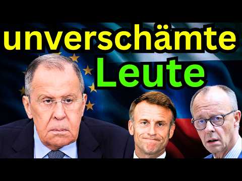 Lawrow antwortet Merz, Macron und Starmer auf deren „Friedensinitiative“ und Gesprächsangebot Lawrow antwortet Merz, Macron und Starmer auf deren „Friedensinitiative“ und Gesprächsangebot