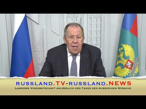 Lawrows Videobotschaft anlässlich des Tages der russischen Sprache