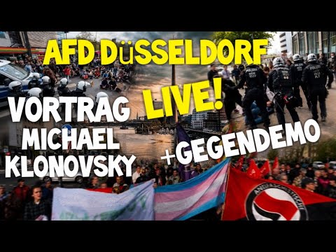 LIVE ❗ AfD Michael Klonovsky Vortrag & Antifa GEGENDEMO 💥 Düsseldorf Bürgerdialog NRW 15.06.2026 LIVE ❗ AfD Michael Klonovsky Vortrag & Antifa GEGENDEMO 💥 Düsseldorf Bürgerdialog NRW 15.06.2026