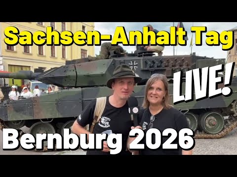LIVE ❗ Sachsen-Anhalt Tag Bernburg 2026 SAT Festumzug 🚶‍♂️ Festmeile & Parteien AfD 🇩🇪 CDU u.a.