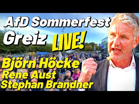 LIVE ❗️AfD BJÖRN HÖCKE Sommerfest Greiz 🇩🇪 Rene Aust & Stephan Brandner u.a. Reden Thüringen 2026 LIVE ❗️AfD BJÖRN HÖCKE Sommerfest Greiz 🇩🇪 Rene Aust & Stephan Brandner u.a. Reden Thüringen 2026
