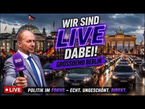 Live Großdemo Berlin +Gegendemo