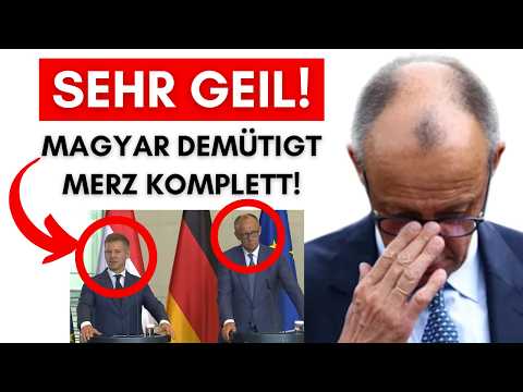 Magyar widersprich Kanzler wegen Ukraine & lässt Merz als Lügner dastehen!