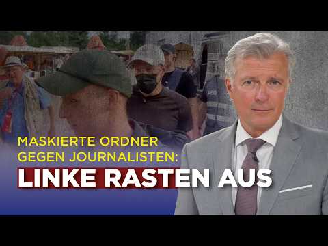 Maskierte Ordner gegen Journalisten: Linke rasten aus Maskierte Ordner gegen Journalisten: Linke rasten aus