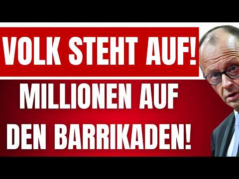 MASSENPROTEST vor dem KANZLERAMT! – VOLK fordert MERZ-STURZ! – MERZ muss FLÜCHTEN!