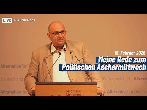 Meine Rede zum Politischen Aschermittwoch am 18. Februar 2026