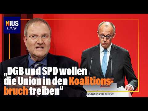 Merz allein: SPD und DGB bilden gemeinsame Front gegen den Kanzler | NIUS Live