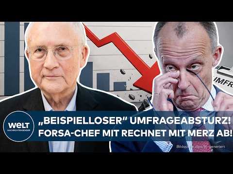 MERZ: „Als Kanzler macht er viel falsch!“ Forsa-Chef rechnet gnadenlos mit Merz ab!