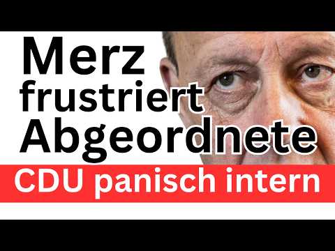 Merz verliert CDU-Kontrolle ❌ Sturz kommt ❌