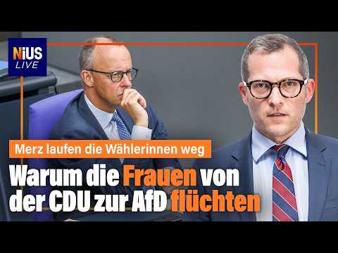 Merz verliert jede vierte Wählerin: AfD jetzt auch bei Frauen vorn | NIUS Live Merz verliert jede vierte Wählerin: AfD jetzt auch bei Frauen vorn | NIUS Live
