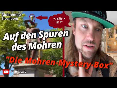 Mohren-Mystery-Box: Bläst er in einen … Becher? Der SAGENhafte Mohr! Mohrenfest Eisenberg 30.5.26
