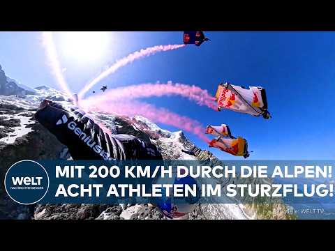 MONTBLANC: Der gefährlichste Flug der Welt? Wingsuit-Piloten stellen neuen Weltrekord auf!