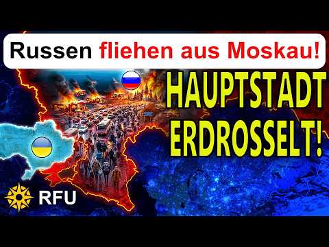 Moskau kippt: Tausende Autos fliehen vor Notabschaltung und blockierter Hauptstadt Moskau kippt: Tausende Autos fliehen vor Notabschaltung und blockierter Hauptstadt