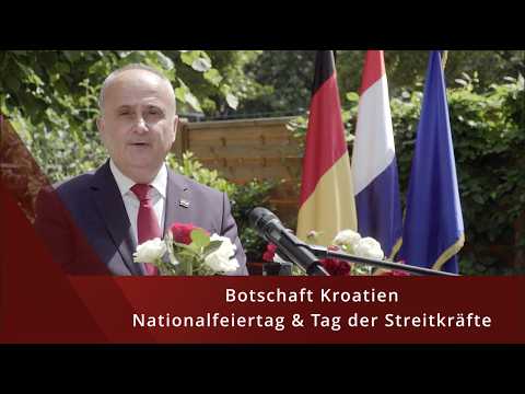 Nationalfeiertages Kroatiens und des Tages der Streitkräfte der Republik Kroatien
